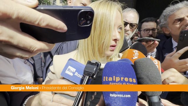 Ucraina, Meloni Per una pace giusta c'è bisogno di Europa e Usa