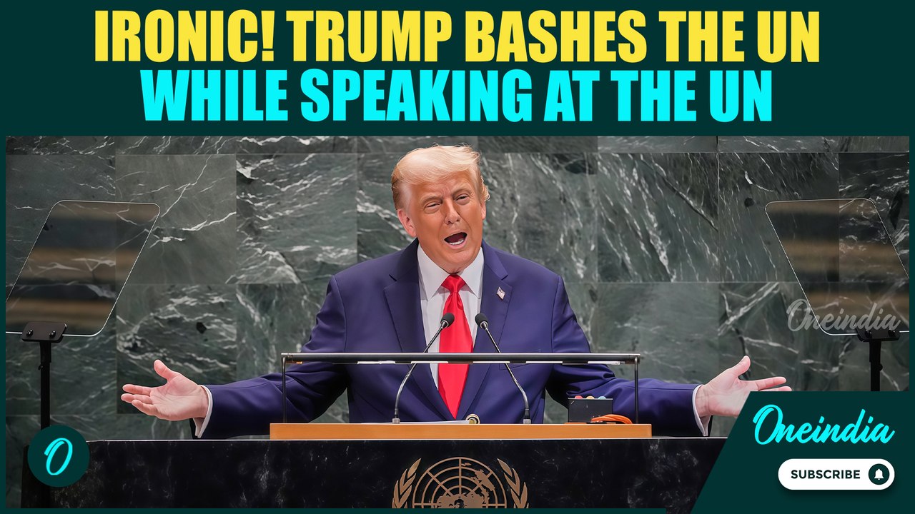 ‘UN Creating NEW Problems’|Trump SLAMS UN over inability to stop Wars & enabling illegal immigration