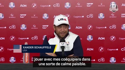 Ryder Cup - Schauffele : "Les fans font toute la magie de la Ryder Cup"