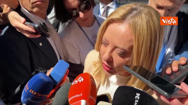 Meloni: Ok a mozione per riconoscimento Palestina, ma senza Hamas e con rilascio ostaggi