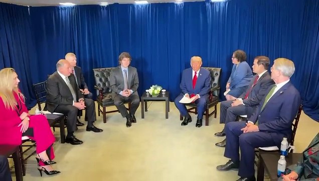 Encuentro bilateral entre Javier Milei y Donald Trump en Nueva York