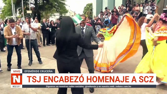 TSJ ENCABEZÓ HOMENAJE A SANTA CRUZ