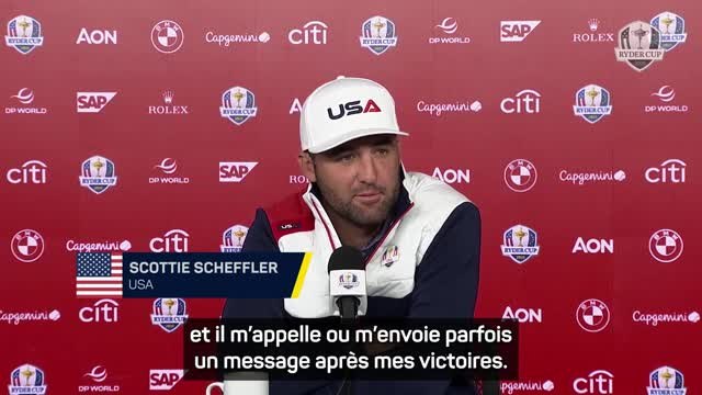 Ryder Cup - Scheffler : Le président dégage une confiance incroyable