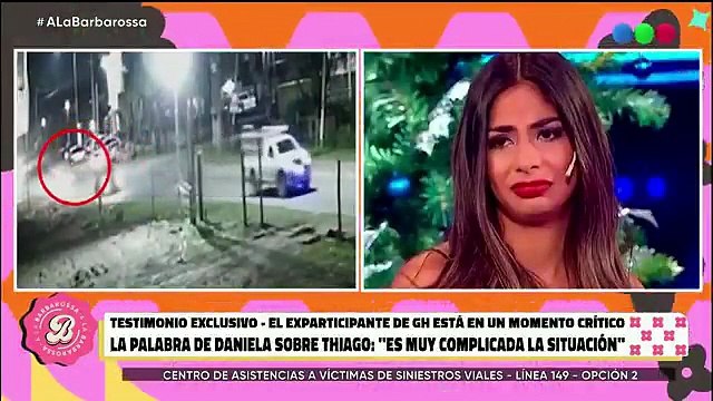 Daniela Celis quebró en llanto en A la Barbarossa por Thiago Medina