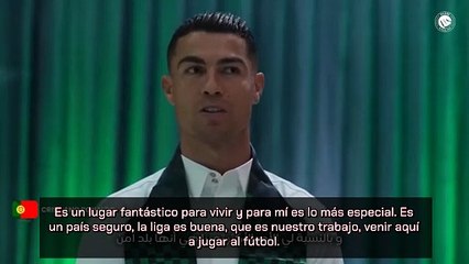 Cristiano: "Es un lugar fantástico para vivir, un país seguro"