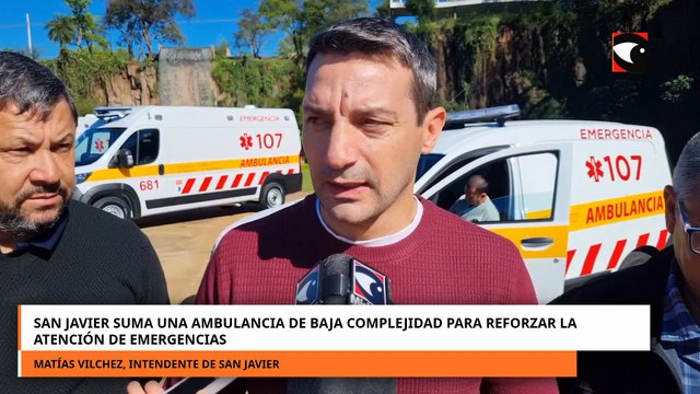 San Javier suma una ambulancia de baja complejidad para reforzar la atención de emergencias