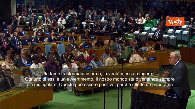 Il Segretario Guterres all'Assemblea generale: Principi Onu sotto assedio