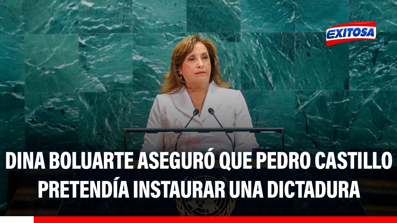 Dina Boluarte sobre golpe de Estado de Pedro Ca...