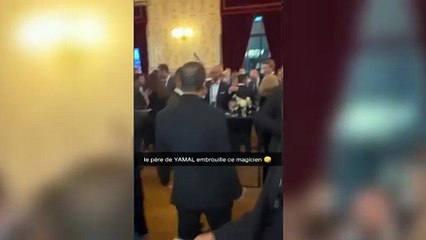 El enfado del padre de Lamine con un mago