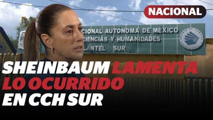 Claudia Sheinbaum lamenta agresión en CCH; investigaciones en curso | Reporte Indigo