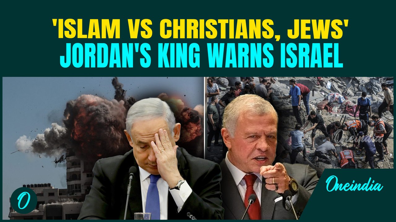 'WW3 Over Religion': Jordan's King Warns Israel Over Al-Aqsa Mosque Annexation Threats Amid Gaza War