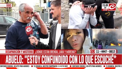 Abuelo de Brenda y Morena: "No tengo un buen presentimiento"