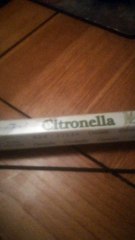 Incense for mosquitos: citronella