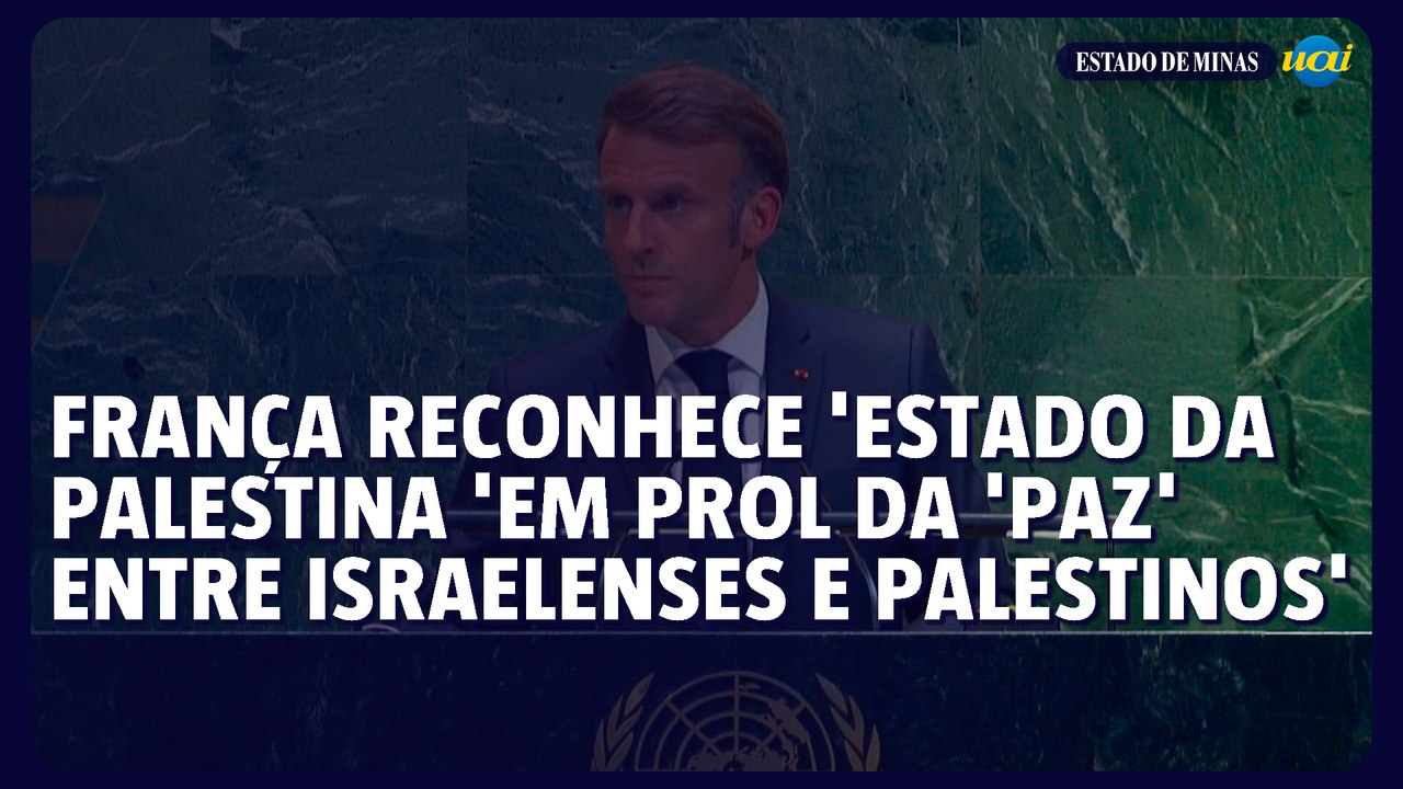 França reconhece 'Estado da Palestina' em prol da 'paz' entre israelenses e palestinos