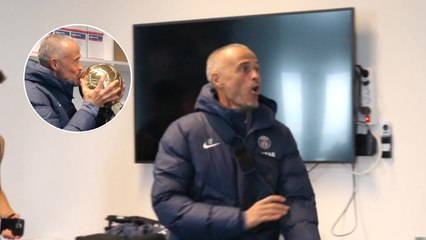 La reacción de Luis Enrique al Balón de Oro de Dembélé