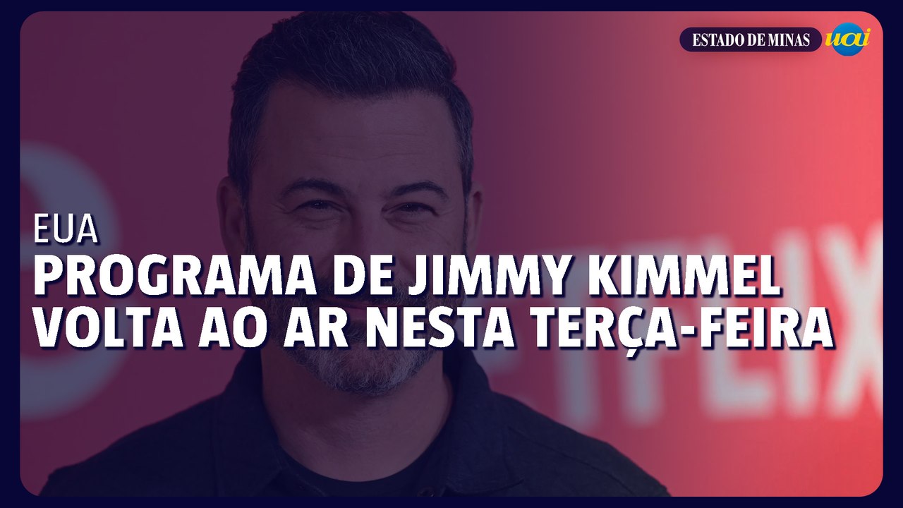 Programa de Jimmy Kimmel volta ao ar nesta terça-feira nos EUA