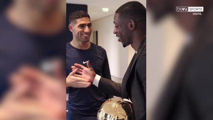 Hakimi to Dembélé: “Now that you’re a Ballon d’Or winner, I want you to show up in a suit all the time!”