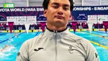 Ángel Camacho gana medalla de bronce en el Mundial de Paranatación Singapur 2025