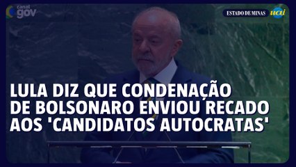 Lula diz na ONU que condenação de Bolsonaro enviou recado aos 'candidatos autocratas'