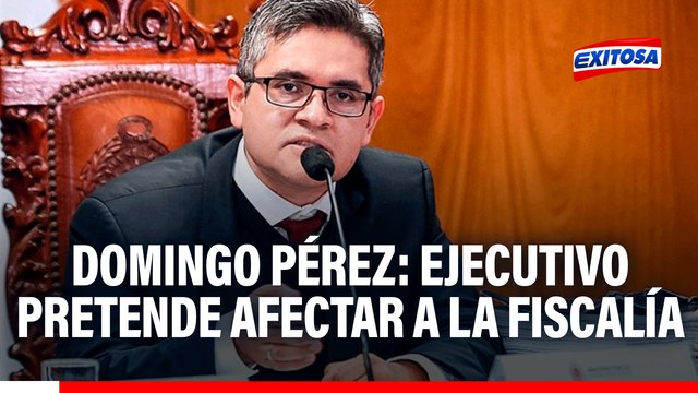 Domingo Pérez rechaza declaraciones de Santiváñez: Ejecutivo pretende afectar a la Fiscalía
