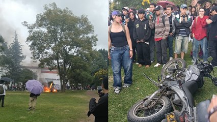 Nuevos desmanes se registran en la Universidad Nacional este martes