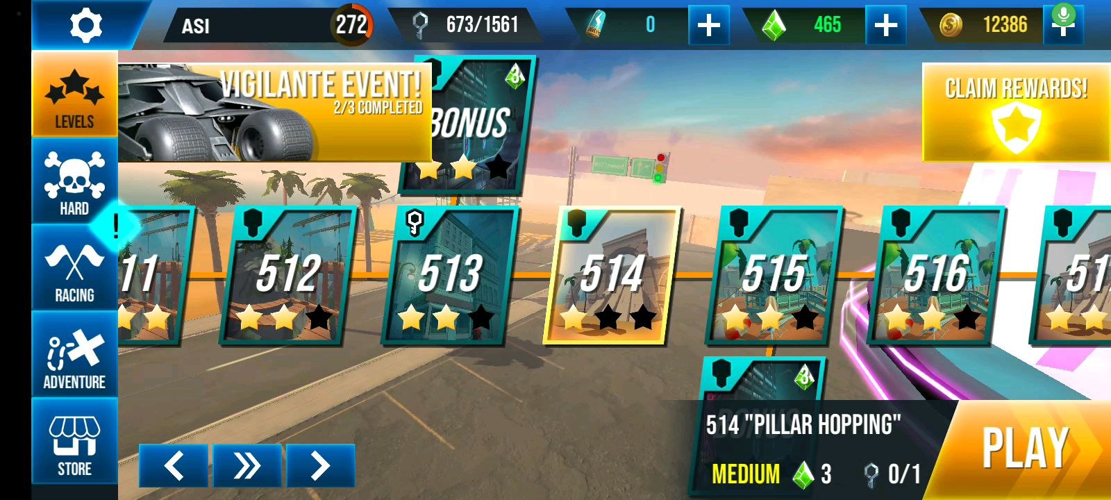 Stunt Car Extreme Level 514 "PILLAR HOPPING"