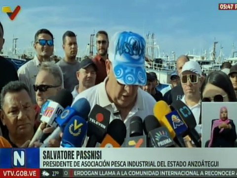 Pescadores industriales rechazan las acciones criminales de EE. UU. contra Venezuela