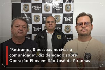 “Retiramos 8 pessoas nocivas à comunidade”, diz delegado sobre Operação Ellos em São José de Piranhas