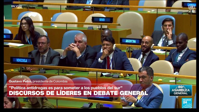 Trump es cómplice del genocidio en Gaza : Gustavo Petro en la Asamblea General de la ONU