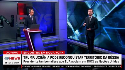 Trump diz que Ucrânia pode reconquistar território da Rússia; Fabrizio Neitzke comenta
