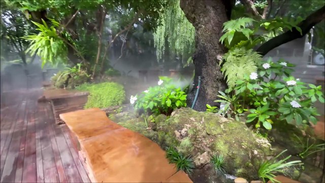 O’liday Café in a Garden with Waterfalls and Pond Nonthaburi, Thailand