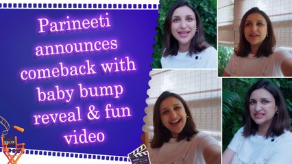 Mommy-to-be Parineeti Chopra flaunts her baby bump for the first time publicly