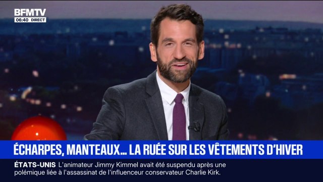 Écharpes, manteaux... La ruée sur les vêtements d'hiver avec la chute des températures