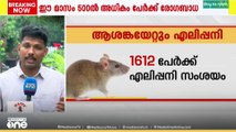 ഈ മാസം 287 പേർക്ക് എലിപ്പനി സ്ഥിരീകരിച്ചു
