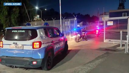 Video del blitz antimafia della polizia a Adrano