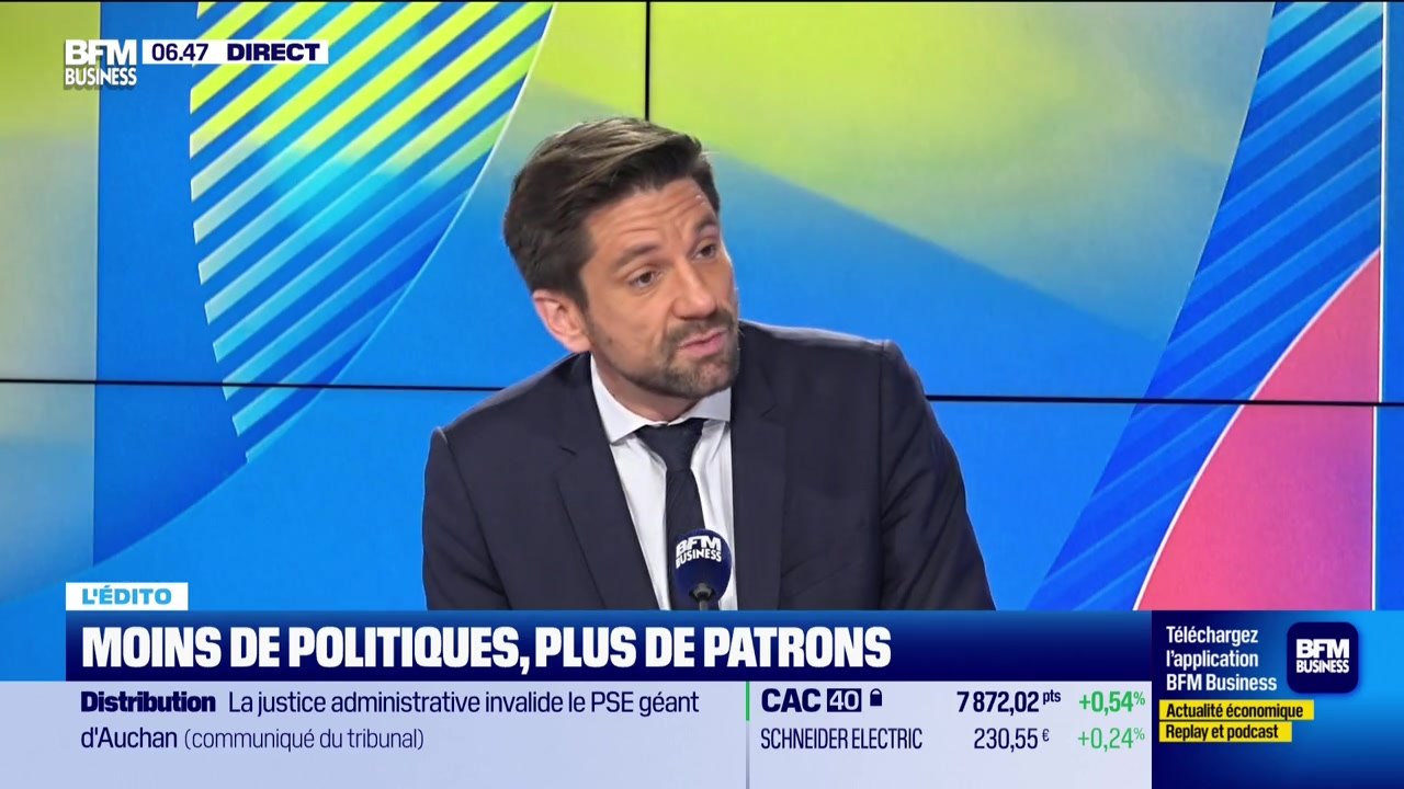 L’Edito de Raphaël Legendre : Moins de politiques, plus de patrons - 24/09