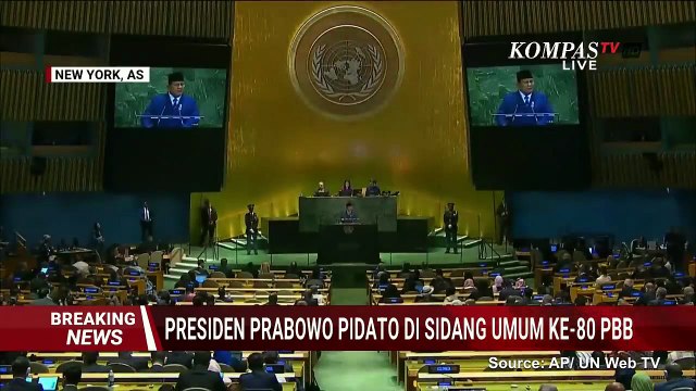 Buka Pidato! Presiden Prabowo Cerita Masa Penjajahan Indonesia di Sidang Majelis Umum PBB