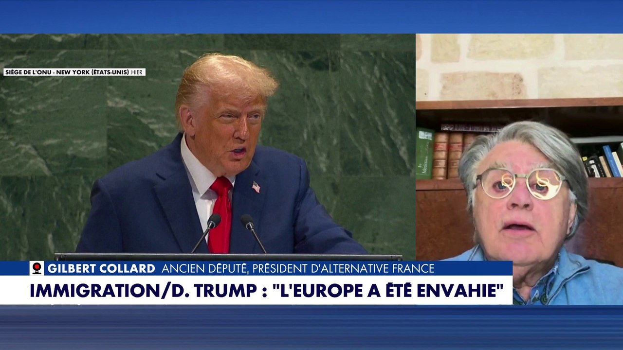 Le discours de Donald Trump salué par Gilbert Collard