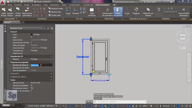 Autocad - Bloques dinámicos, ventana dinámica, modificar dimensiones. Tutorial en español HD