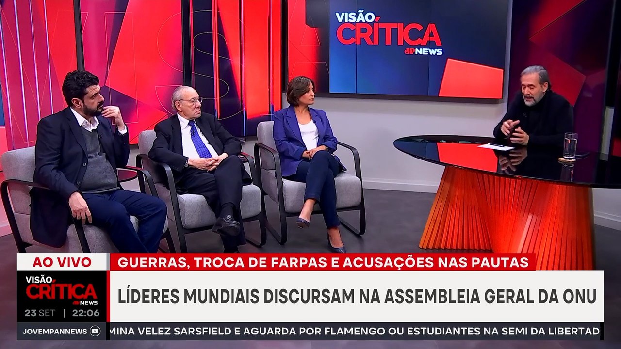 REPERCUSSÕES DOS DISCURSOS DE TRUMP E LULA NA ASSEMBLEIA DA ONU | VISÃO CRÍTICA - 23/09/2025