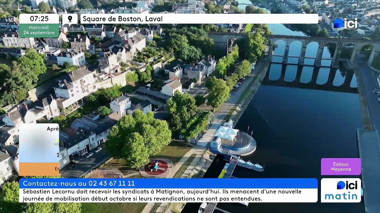 24/09/2025 - ici matin par ici Mayenne en vidéo