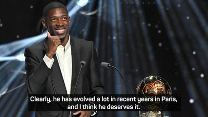 Mascherano praises 'different' Dembele on Ballon d'Or triumph