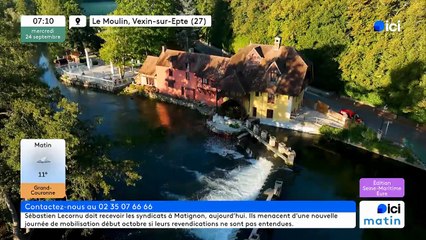24/09/2025 - ici matin par ici Normandie (Seine-Maritime - Eure) en vidéo