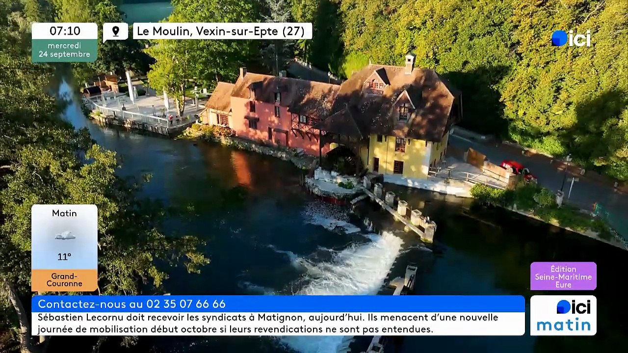 24/09/2025 - ici matin par ici Normandie (Seine-Maritime - Eure) en vidéo