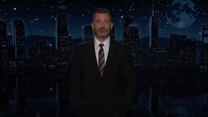 Jimmy Kimmel fights back tears during emotional monologue as he returns to live show