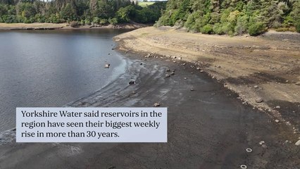 Reservoirs saw biggest weekly rise in more than 30 years, Yorkshire Water says