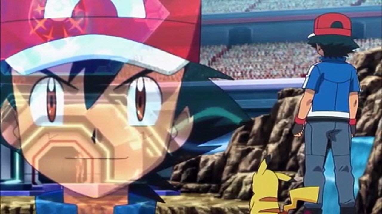 Pokemon XYZ Ash vs Alain SCENE2