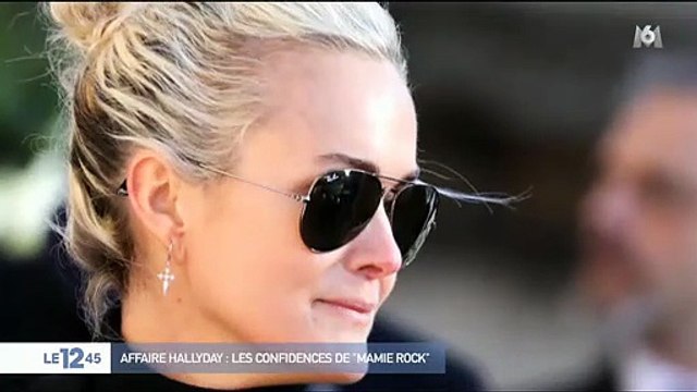 Johnny Hallyday – 16 février 2018 – M6 12h45 : Mamie Rock (Elyette Boudou) parle de l’héritage