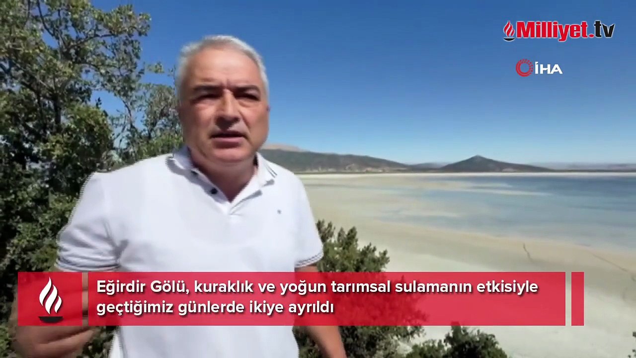 Türkiye’nin dördüncü büyük gölünde büyük şok! İkiye bölündü: ‘Çok kötü durumda’
