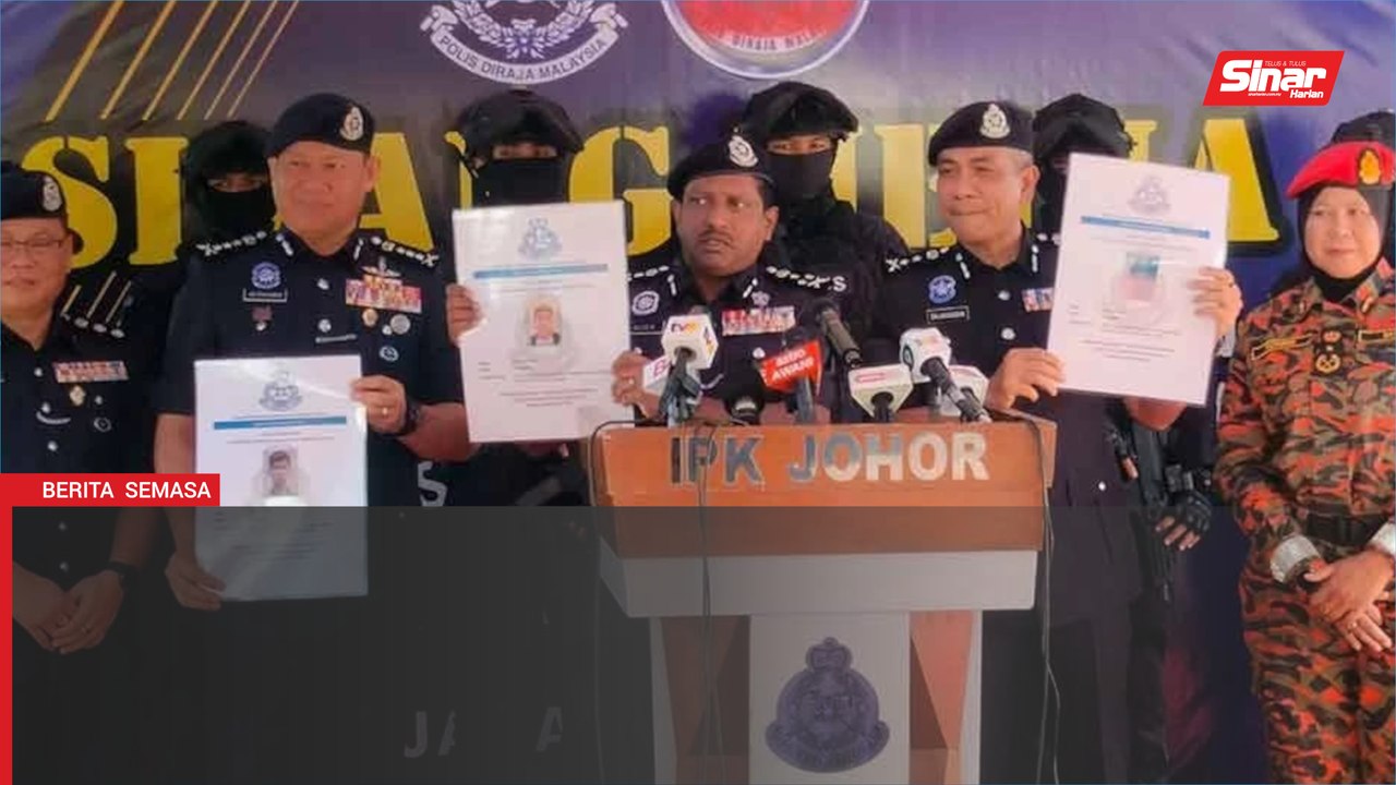 Polis tumpas makmal dadah terbesar di Johor, proses 100,000 pil eramin 5 sehari